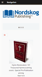 Mobile Screenshot of nordskogpublishing.com